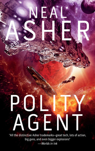Polity Agent: The Fourth Agent Cormac Novel (Agent Cormac) book cover by Neal Asher