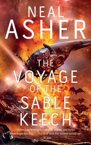 The Voyage of the Sable Keech: The Second Spatterjay Novel (Spatterjay) book cover by Neal Asher