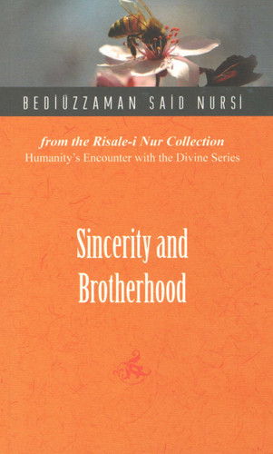 Sincerity and Brotherhood book cover by Bediuzzaman Said Nursi