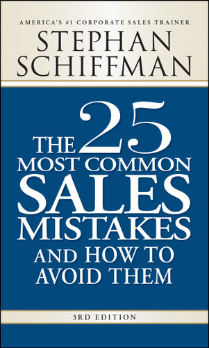 The 25 Most Common Sales Mistakes and How to Avoid Them book cover by Stephan Schiffman