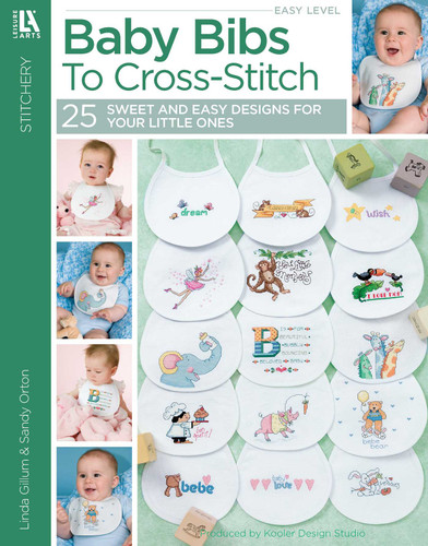 Baby Bibs to Cross Stitch: 25 Projects by Linda Gillum & Sandy Orton book cover by Leisure Arts