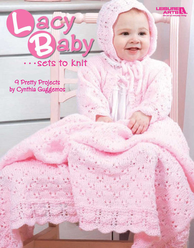 Lacy Baby Sets to Knit: 9 Pretty Projects book cover by Cynthia Guggemos