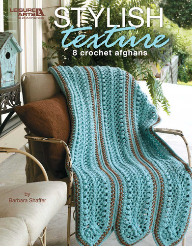 Stylish Texture Crochet: 8 Crochet Afghans book cover by Ruth Shepherd