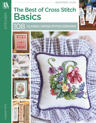 The Best of Cross Stitch Basics: 108 Classic Cross Stitch Designs book cover by Leisure Arts
