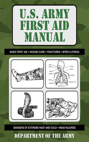U.S. Army First Aid Manual (US Army Survival) book cover by U.S. Department of the Army