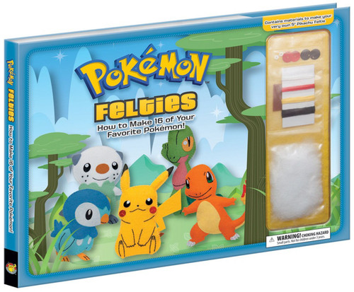 Pokemon Felties: How to Make 16 of Your Favorite Pokemon book cover by Pikachu Press