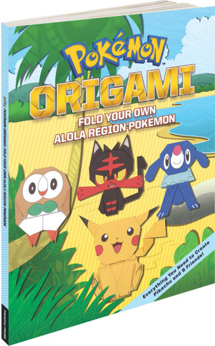 Pokémon Origami: Fold Your Own Alola Region Pokémon book cover by The Pokemon Company International