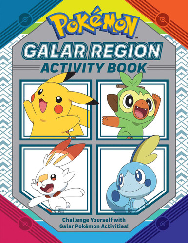 Pokémon Official Galar Region Activity Book book cover by Lawrence Neves