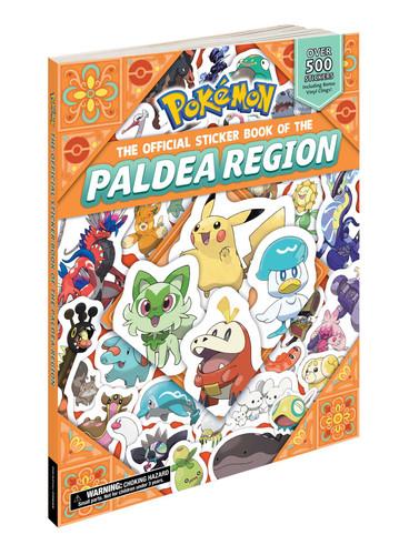 Pokémon The Official Sticker Book Of The Paldea Region (Pokemon Pikachu Press) book cover by Pikachu Press