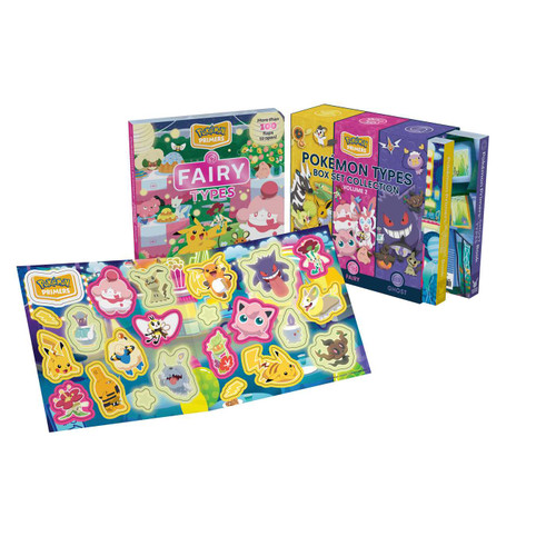 Pokémon Primers Types: Box Set Collection Volume 2: Electric, Fairy, and Ghost (Pokémon Primers) book cover by Josh  Bates