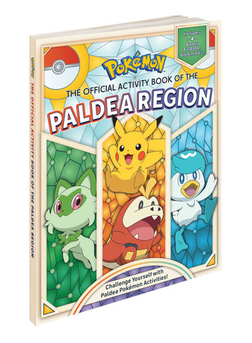 Pokémon The Official Activity Book of the Paldea Region (Pokemon Pikachu Press) book cover by Sonia Sander