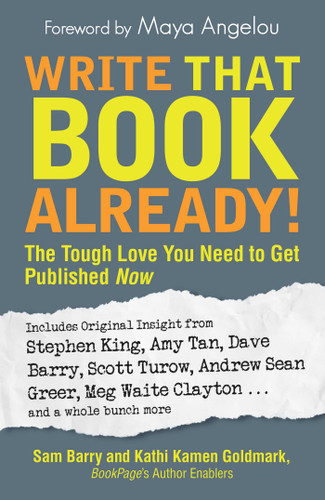 Write That Book Already!: The Tough Love You Need To Get Published Now book cover by Sam Barry, Kathi Kamen Goldmark