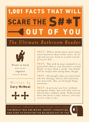 1,001 Facts that Will Scare the S#*t Out of You: The Ultimate Bathroom Reader book cover by Cary McNeal