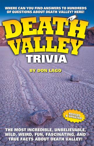 Death Valley Trivia book cover by Don Lago