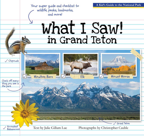 What I Saw in Grand Teton: A Kid's Guide to the National Park book cover by Julie Gillum Lue