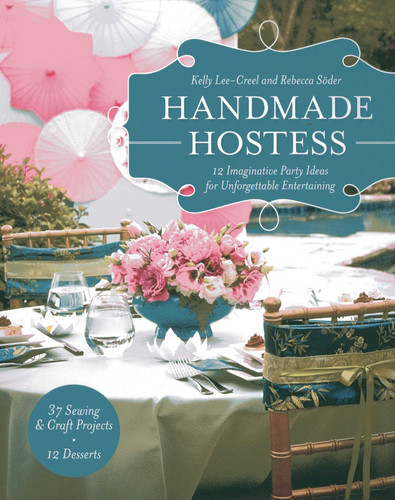 Handmade Hostess book cover by Kelly Lee-Creel