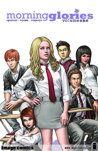 Morning Glories Volume 1 book cover by Nick Spencer