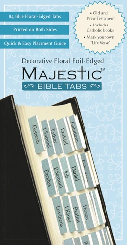 Majestic Floral-Edged Bible Tabs book cover by Ellie Claire