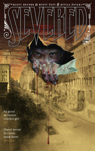 Severed book cover by Scott Snyder, Scott Tuft