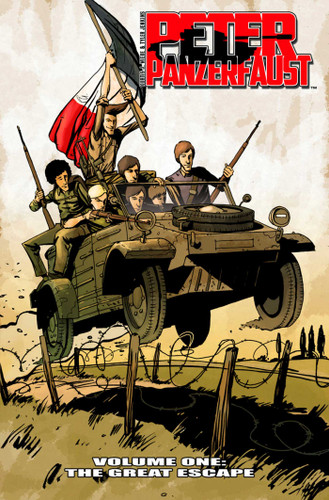 Peter Panzerfaust Volume 1: The Great Escape book cover by Kurtis J. Wiebe