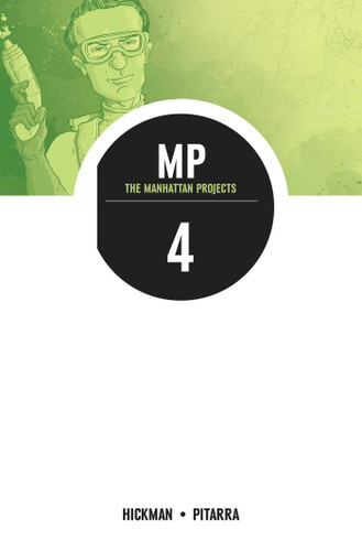 Manhattan Projects Volume 4: The Four Disciplines book cover by Jonathan Hickman