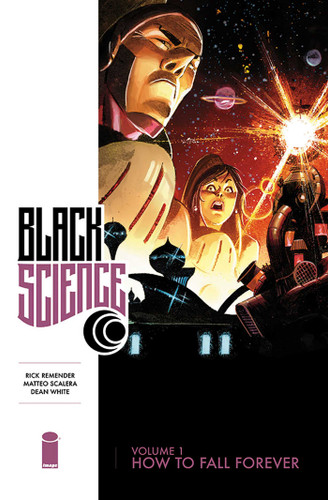 Black Science Volume 1: How to Fall Forever (Black Science) book cover by Rick Remender