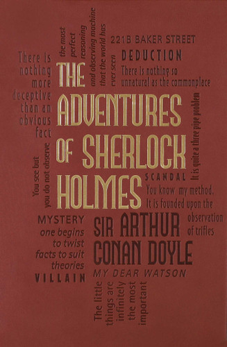 The Adventures of Sherlock Holmes (Word Cloud Classics) book cover by Sir Arthur Conan Doyle