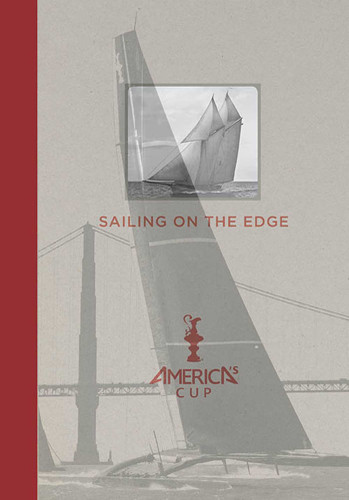 Sailing on the Edge: America's Cup book cover by Bob Fisher, Kimball Livingston