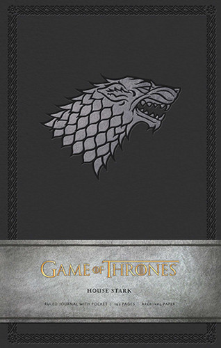 Game of Thrones: House Stark Hardcover Ruled Journal (Game of Thrones) book cover by . HBO