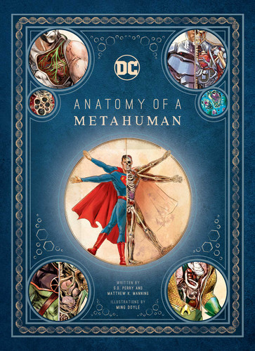 DC Comics: Anatomy of a Metahuman book cover by S.D. Perry, Matthew Manning