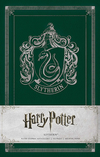 Harry Potter Slytherin Hardcover Ruled Journal (Harry Potter) book cover by . Warner Bros. Consumer Products Inc.