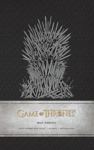 Game of Thrones: Iron Throne Hardcover Ruled Journal (Game of Thrones) book cover by . HBO
