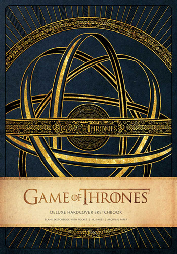 Game of Thrones: Deluxe Hardcover Sketchbook (Game of Thrones) book cover by . HBO