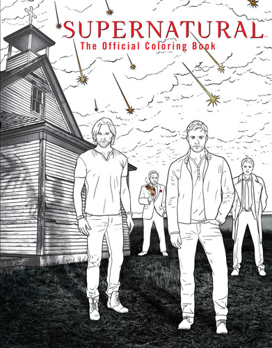Supernatural: The Official Coloring Book book cover by 