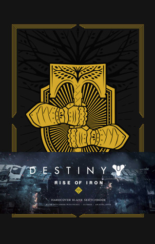 Destiny: Rise of Iron: Blank Hardcover Sketchbook book cover by Insight Editions
