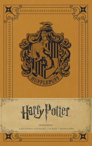Harry Potter: Hufflepuff Hardcover Ruled Journal (Harry Potter) book cover by Insight Editions