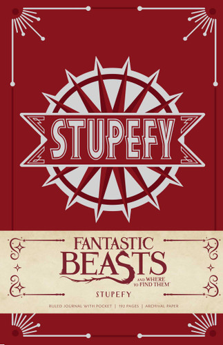 Fantastic Beasts and Where to Find Them: Stupefy Hardcover Ruled Journal (Harry Potter) book cover by Insight Editions