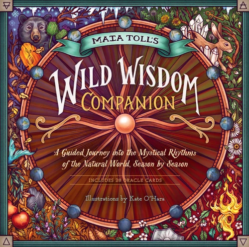 Maia Toll's Wild Wisdom Companion: A Guided Journey into the Mystical Rhythms of the Natural World, Season by Season (Wild Wisdom) book cover by Maia Toll