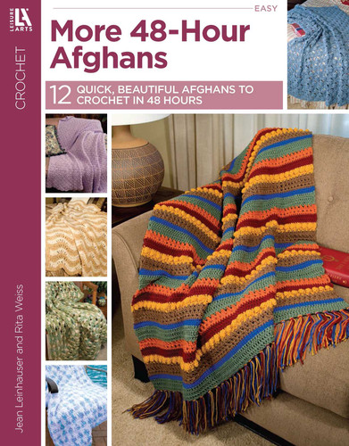 More 48-Hour Afghans: 12 Quick, Beautiful Afghans to Crochet in 48 Hours book cover by Leisure Arts
