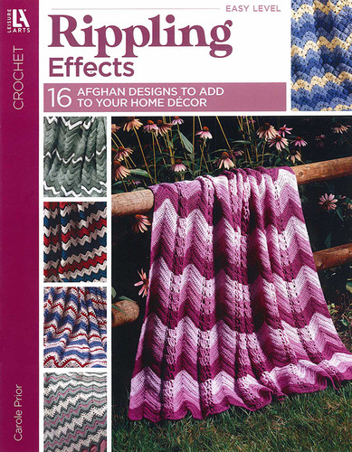Rippling Effects— 16 Afghan Designs to Add to Your Home Decor book cover by Carole Prior