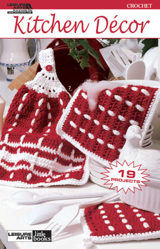 Kitchen Décor: Crochet; 19 Projects book cover by Leisure Arts