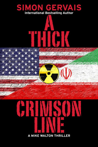 Thick Crimson Line book cover by Simon Gervais