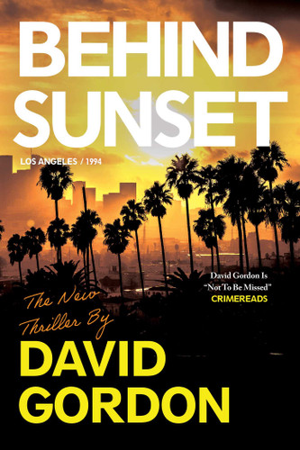 Behind Sunset book cover by David Gordon