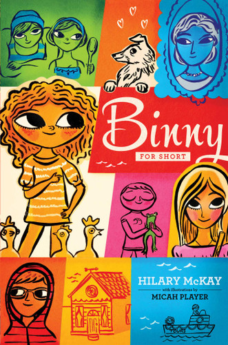 Binny for Short book cover by Hilary McKay