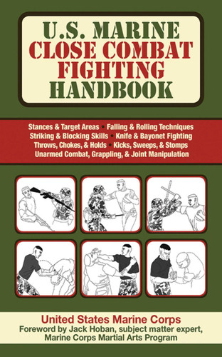 U.S. Marine Close Combat Fighting Handbook book cover by United States Marine Corps.