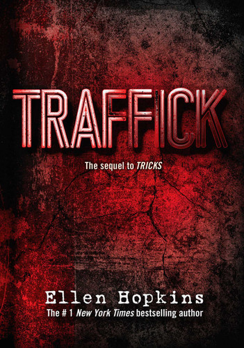 Traffick book cover by Ellen Hopkins