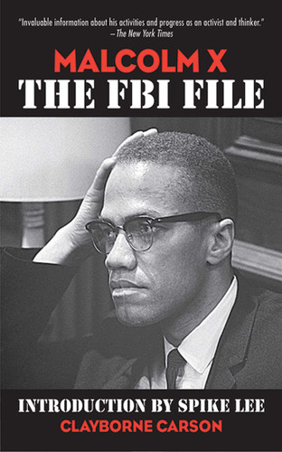 Malcolm X: The FBI File book cover by Clayborne Carson