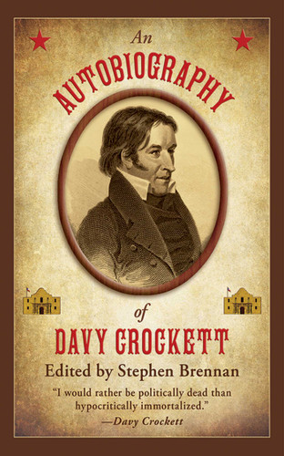An Autobiography of Davy Crockett book cover by 