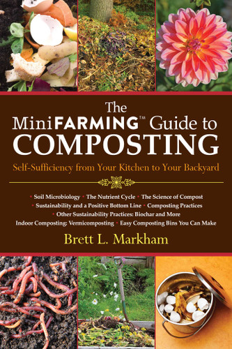 The Mini Farming Guide to Composting: Self-Sufficiency from Your Kitchen to Your Backyard book cover by Brett L. Markham