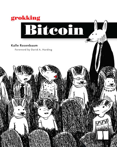 Grokking Bitcoin book cover by Kalle Rosenbaum